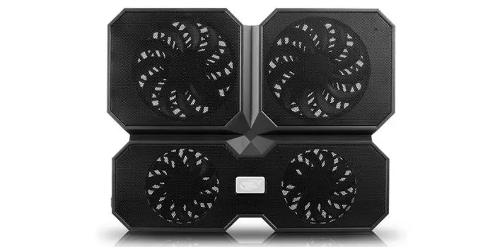 Подставка для ноутбука DeepCool MULTI CORE X6 15.6" 380x295x24mm 24dB 2xUSB 900g Fan-control Black MULTICOREX6