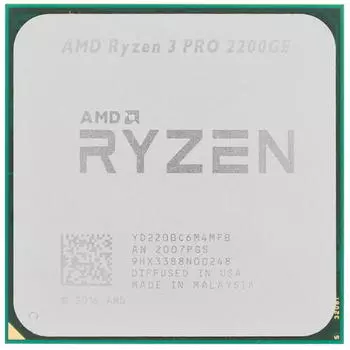 Процессор AMD Ryzen 3 PRO 2200GE OEM (YD220BC6M4MFB)