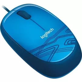 Мышь проводная Logitech M105 (910-003114) голубая
