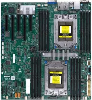 Серверная материнская плата Supermicro MBD-H11DSI-NT-B (SP3, SoC, E-ATX)