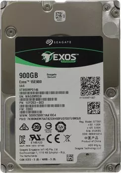 Серверный жесткий диск 900 Гб Seagate Exos Enterprise 15E900 (ST900MP0146) 2.5", SAS, 15000 об/мин
