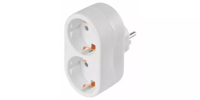 Сетевой разветвитель Buro BU-PS2G-W (2 розетки) White