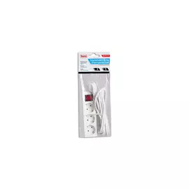 Сетевой удлинитель Buro BU-PS3.5/W 5м (3 розетки) белый /w light switch