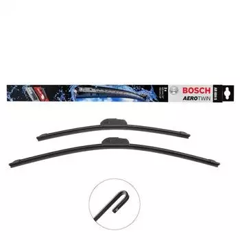 Щетки стеклоочистителя BOSCH AeroTwin AR604S (600/450 мм) бескаркасная комплект 2 шт