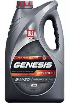 Синтетическое моторное масло ЛУКОЙЛ Genesis Armortech FD 5W-30 4 л.