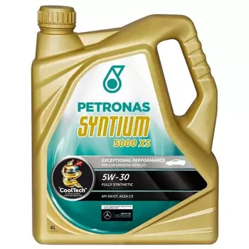 Синтетическое моторное масло Petronas Syntium 5000 XS 5W30 4 л