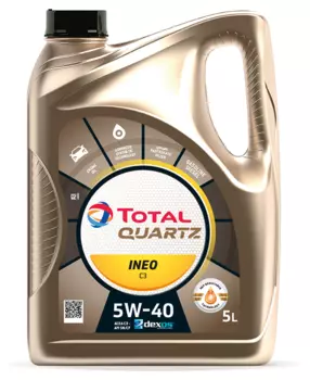 Синтетическое моторное масло TOTAL Quartz Ineo C3 5W-40 5 л