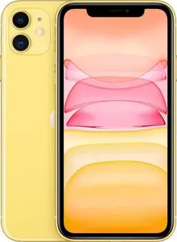 Смартфон Apple iPhone 11 64Gb (MHDE3RU/A) желтый