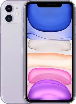 Смартфон Apple iPhone 11 64Gb (MHDF3RU/A) фиолетовый