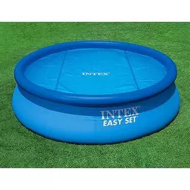 Солнечное покрывало INTEX Solar Cover для бассейнов Easy Set и Metal Frame, 348x348x0,2 см (29022)