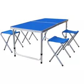 Стол складной четырёхместный алюминиевый UPU Ladder UPCZ-3