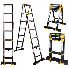 Стремянка телескопическая Raybe RD270 2,7 м