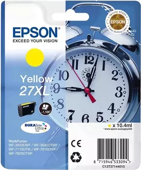 Струйный картридж Epson 27 XL Yellow (C13T27144022)