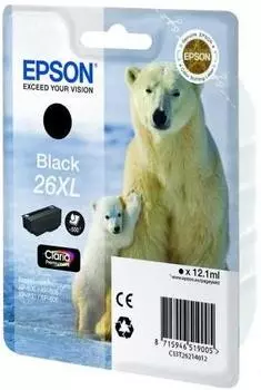 Струйный картридж Epson повышенной емкости XL T2621 Black