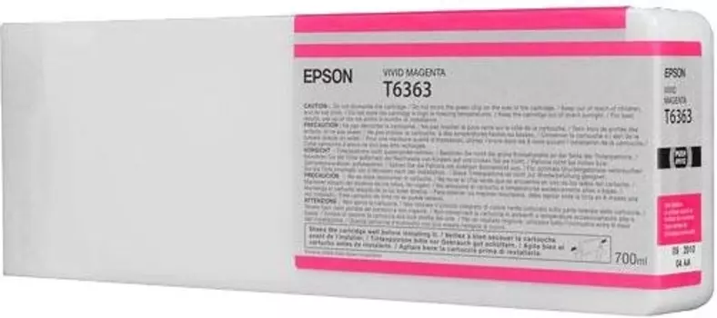 Струйный картридж Epson T6363 Vivid Magenta (C13T636300)