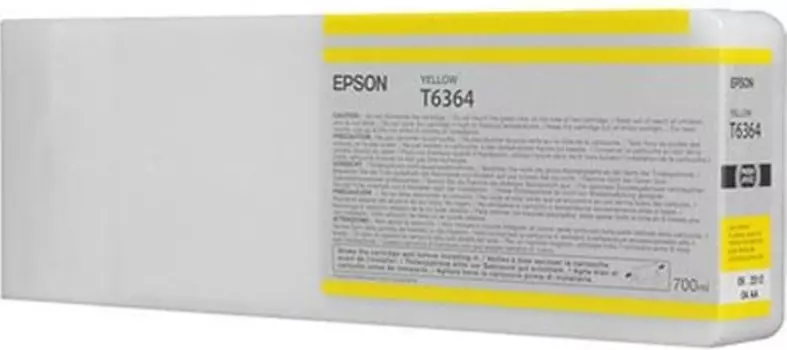 Струйный картридж Epson T6364 Yellow (C13T636400)