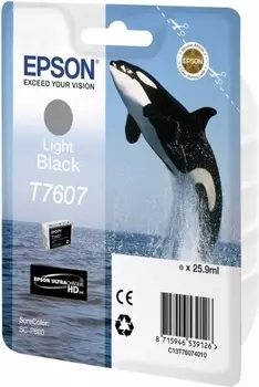 Струйный картридж Epson T7607 Light Black (C13T76074010)