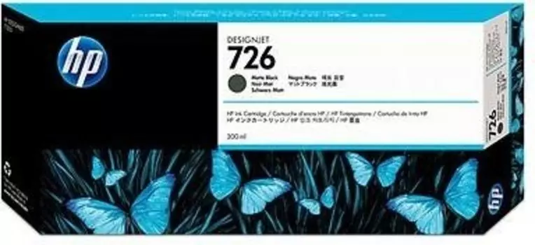 Струйный картридж HP 726 Matte Black (CH575A)