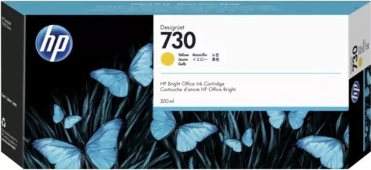 Струйный картридж HP 730 Yellow (P2V70A)