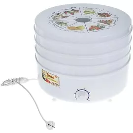 Сушилка для овощей и фруктов Ротор Дива СШ-007-01 с вентилятором, 3 поддона, гофротара