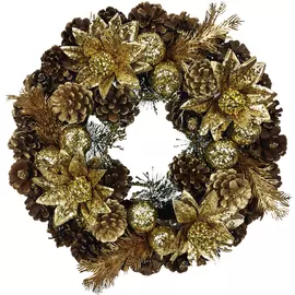 Венок новогодний декоративный Jewel Night (BC-544) 0,35x0,35 м