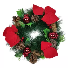 Венок новогодний декоративный Jewel Night (BC-633) 0,3x0,3 м