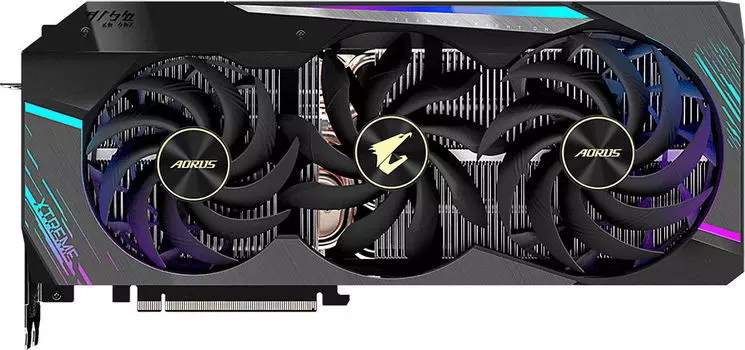 Видеокарта 10 Гб Gigabyte NVIDIA GeForce RTX 3080 AORUS XTREME 10G 2.0 LHR (GV-N3080AORUS X-10GD 2.0)