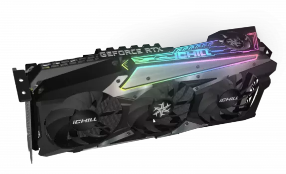 Видеокарта 10 Гб Inno3D GeForce RTX 3080 ICHILL X4 LHR (C30804-106XX-1810VA36H)