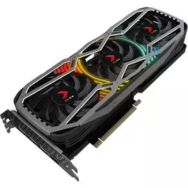Видеокарта 10 Гб PNY GeForce RTX 3080 XLR8 Gaming REVEL EPIC-X RGB Triple Fan LHR (VCG308010LTFXPPB)