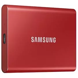 Внешний накопитель SSD 2 Тб Samsung T7 (MU-PC2T0R/WW) USB Type C, красный