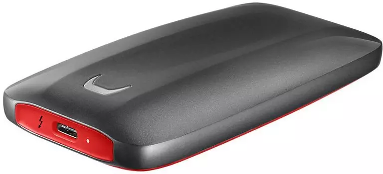 Внешний накопитель SSD 500 Гб Samsung X5 (MU-PB500B) USB Type C, красный