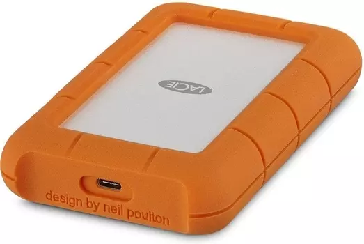 Внешний жесткий диск 5 Тб Lacie Rugged (STFR5000800) USB Type-C, оранжевый