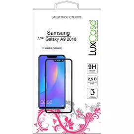 Защитное стёкло LuxCase для Samsung A9 2018 синее