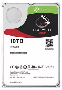 Жесткий диск 10 Тб Seagate IronWolf (ST10000VN0008) 3.5", SATA, 7200 об/мин