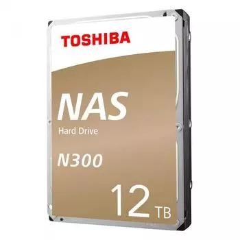 Жесткий диск 12 Тб Toshiba N300 (HDWG21CUZSVA) 3.5", SATA, 7200 об/мин
