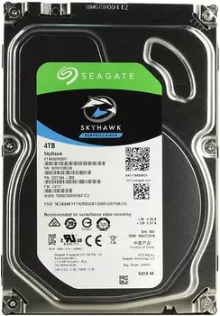 Жесткий диск 4 Тб Seagate SkyHawk Surveilance (ST4000VX007) 3.5", SATA-III, 5900 об/мин