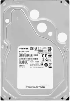 Жесткий диск 4 Тб Toshiba (MG04ACA400E) 3.5", SATA-III, 7200 об/мин