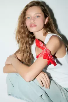 Бандана хлопковая с принтом