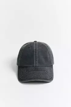 Бейсболка хлопковая с вареным эффектом