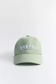 Бейсболка хлопковая с вышитой надписью