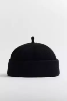 Берет круглый шерстяной