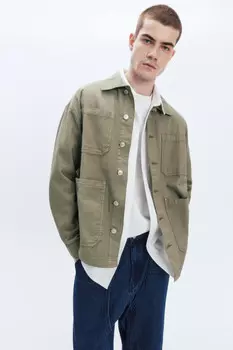 Блейзер из хлопка с накладными карманами