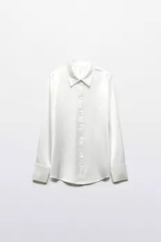 Блузка атласная базовая