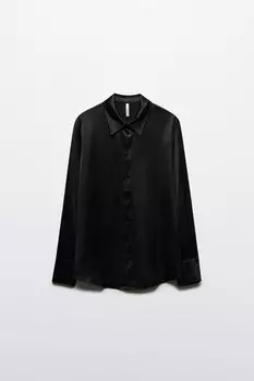 Блузка атласная базовая