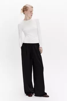 Блузка-боди вискозная с драпировками