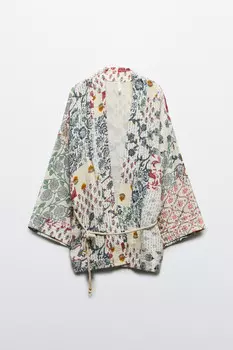 Блузка-кимоно с поясом