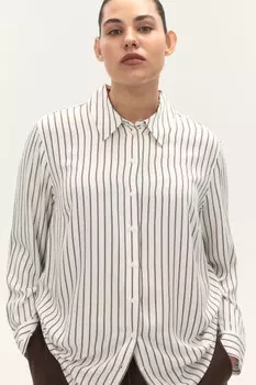 Блузка-рубашка классическая из вискозы