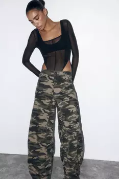 Боди из сетки с декоративными резами