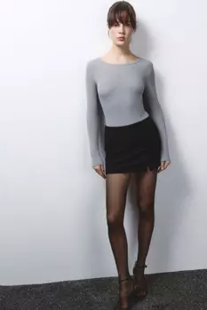 Боди-лонгслив базовый из вискозы