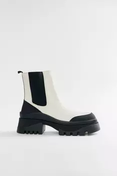 Ботинки-челси на платформе с каблуком